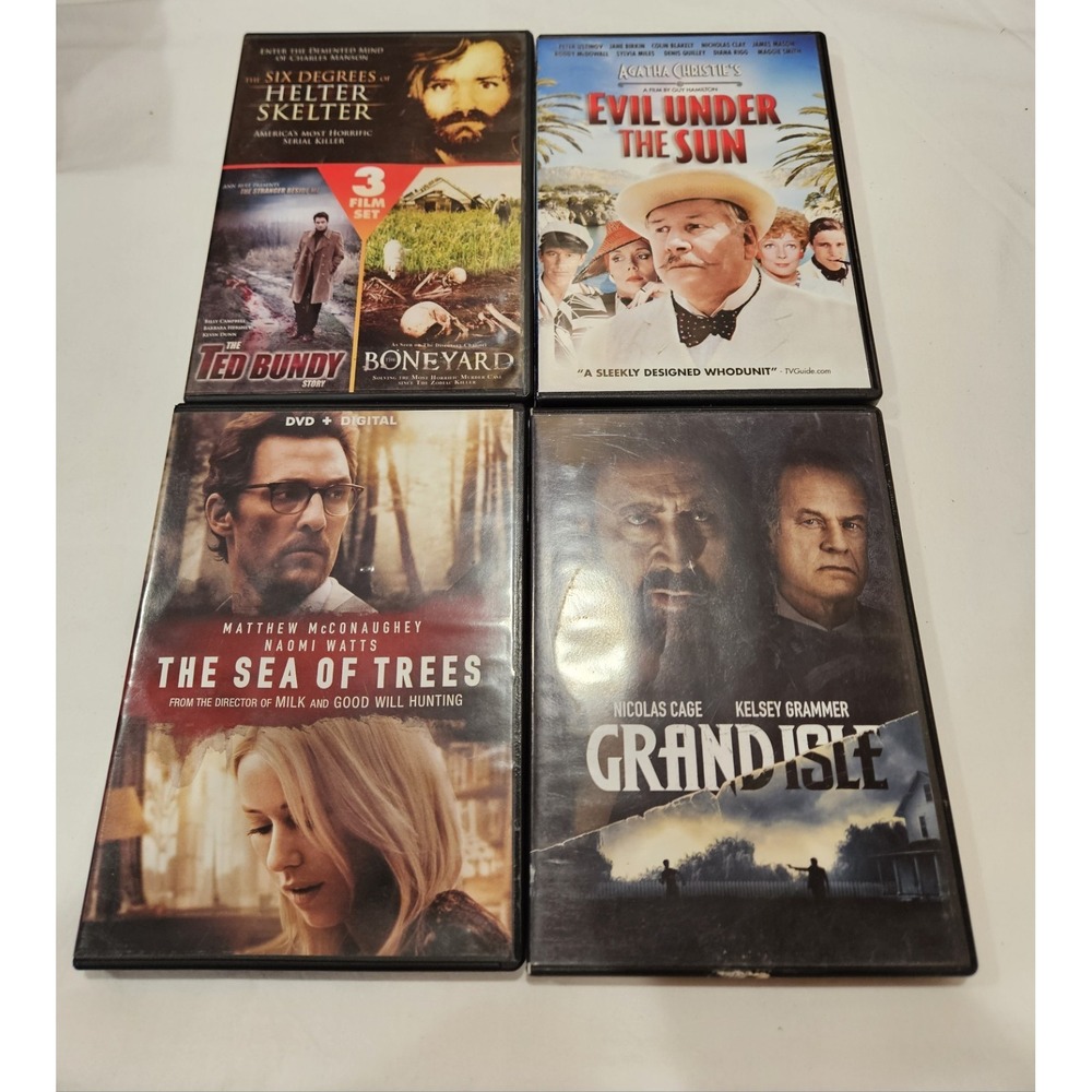 : DVD Movie Lot Thriller Mystery Drama Nicolas‎ Cage Matthew McConaughey...